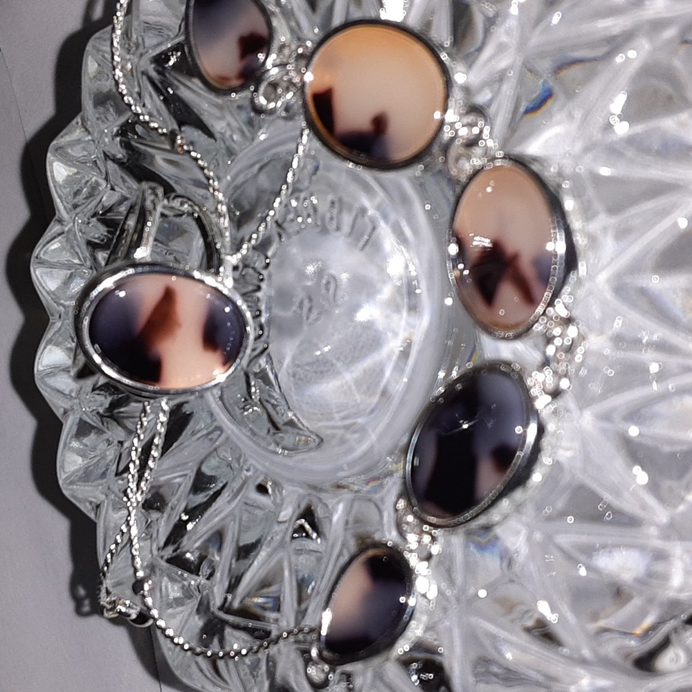 SET with Blonde Tortoise Fashion Bracelet and Size 6 Ring to Match $10 - Picture 7 of 11